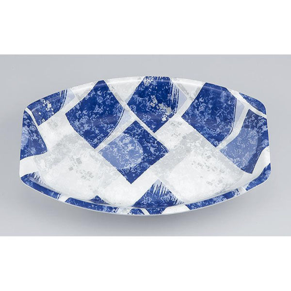 シーピー化成 鮮魚トレー V-舟唄21-14 氷角紺 0211221148490 1ケース(900個(50個×18)（直送品）