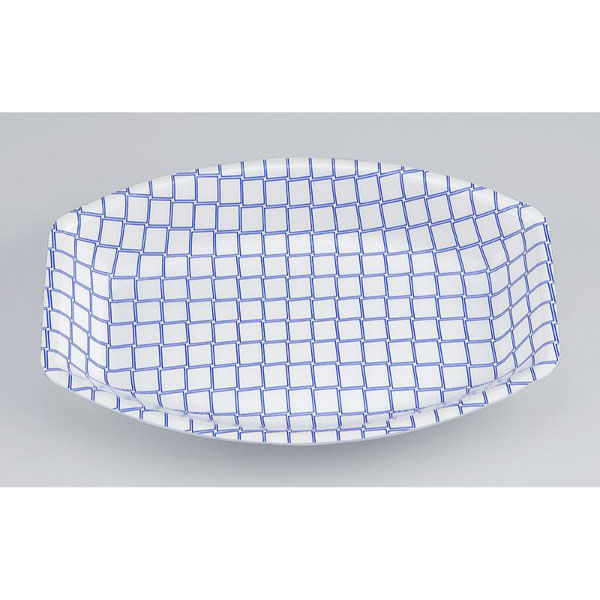 シーピー化成 鮮魚トレー V-舟唄21-14 レースブルー 0211221140600 1ケース(900個(50個×18)（直送品）