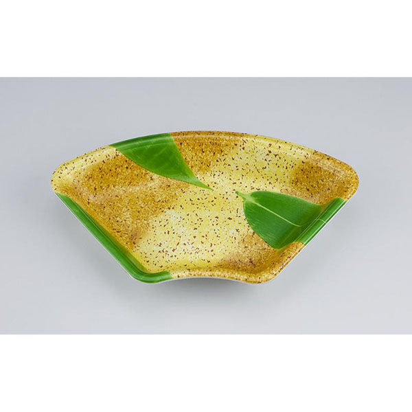 シーピー化成 鮮魚トレー V-扇10 笹なごみ 0211310007270 1ケース(900個(50個×18)（直送品）