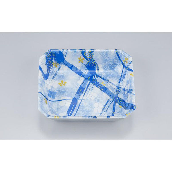 シーピー化成 惣菜容器 V-惣菜28深 よつば青 0216028608620 1ケース(2000個(50個×40)（直送品）