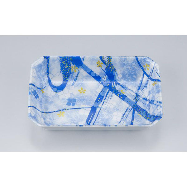 シーピー化成 惣菜容器 V-惣菜37-35 よつば青 0216037358620 1ケース(1500個(50個×30)（直送品）