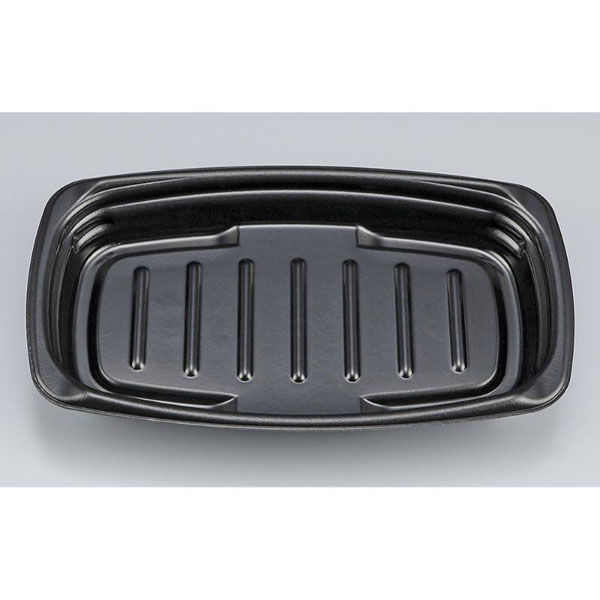 シーピー化成 惣菜容器 TNデリホカ25-15 黒 本体 0250425100525 1ケース(300個(50個×6)（直送品）