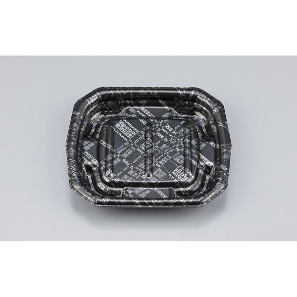 シーピー化成 惣菜容器 TNデリカ内15D モダン黒 本体 0256215014815 1ケース(800個(50個×16)（直送品）