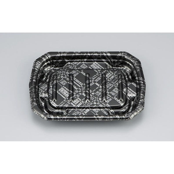 シーピー化成 惣菜容器 TNデリカ内19 モダン黒 本体 0256219004815 1ケース(800個(50個×16)（直送品）