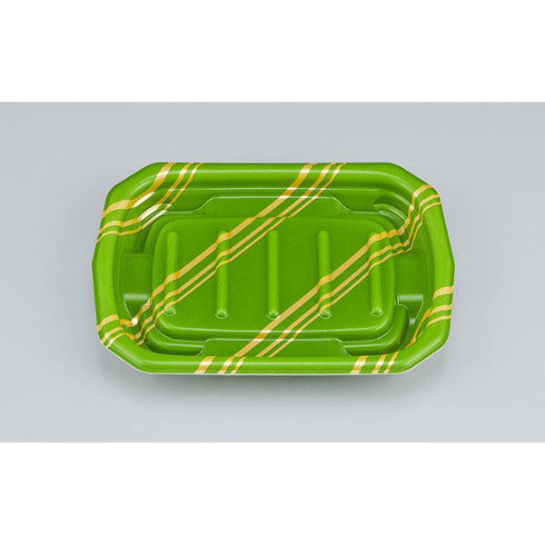 シーピー化成 惣菜容器 TNデリカ内19 リッチ緑 本体 0256219009545 1ケース(800個(50個×16)（直送品）