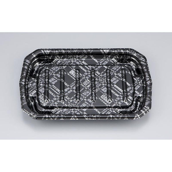 シーピー化成 惣菜容器 TNデリカ内22 モダン黒 本体 0256222004815 1ケース(600個(50個×12)（直送品）