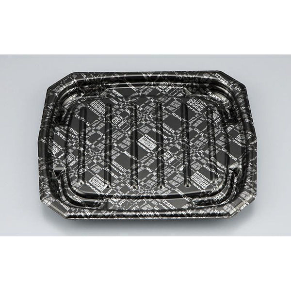 シーピー化成 惣菜容器 TNデリカ内24 モダン黒 本体 0256224004815 1ケース(400個(50個×8)（直送品）