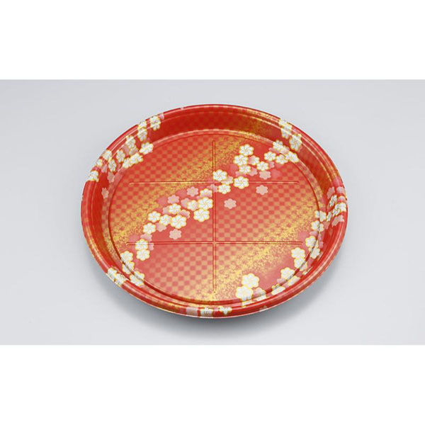 シーピー化成 寿司桶 SF丸浅桶25 京うたげ 本体 0271525001695 1ケース(480個(10個×48)（直送品）