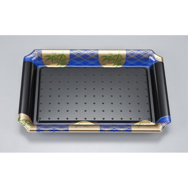 シーピー化成 刺身容器 SF盛皿57 笹山青 本体 0275105703205 1ケース(400個(50個×8)（直送品）