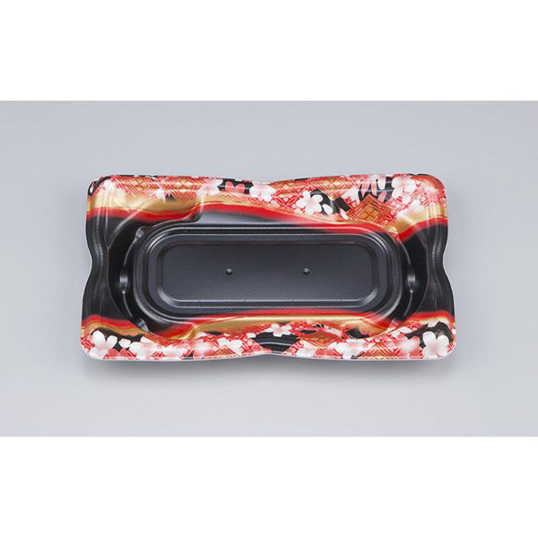 シーピー化成 寿司容器 SF華皿13 花かざり赤 本体 0275613004635 1ケース(1500個(50個×30)（直送品）