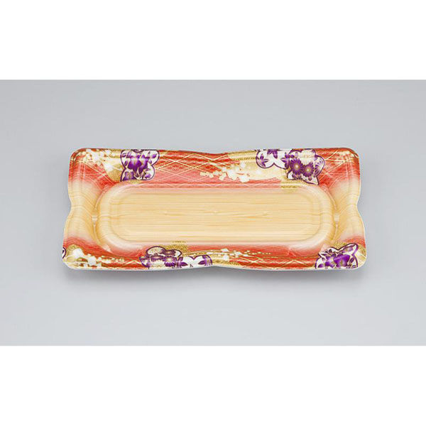 シーピー化成 寿司容器 SF華皿14 小町赤 本体 0275614004665 1ケース(1200個(50個×24)（直送品）