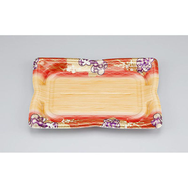 シーピー化成 寿司容器 SF華皿24 小町赤 本体 0275624004665 1ケース(900個(50個×18)（直送品）