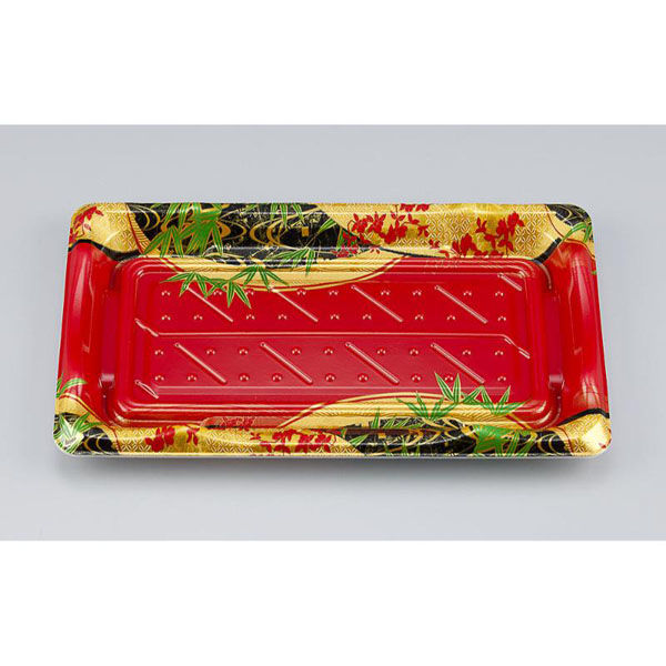 シーピー化成 寿司容器 SF港25 月乃赤 本体 027642500A305 1ケース(800個(50個×16)（直送品）