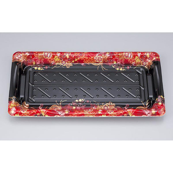 シーピー化成 寿司容器 SF港26 嘉祥黒 本体 0276426006745 1ケース(800個(50個×16)（直送品）