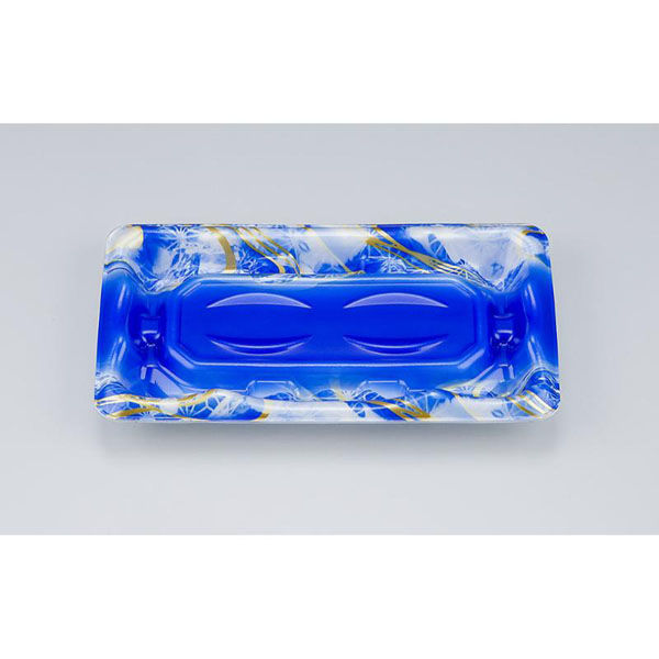 シーピー化成 刺身容器 SF磯浜2平 涼潮青 本体 0276702108055 1ケース(1200個(50個×24)（直送品）