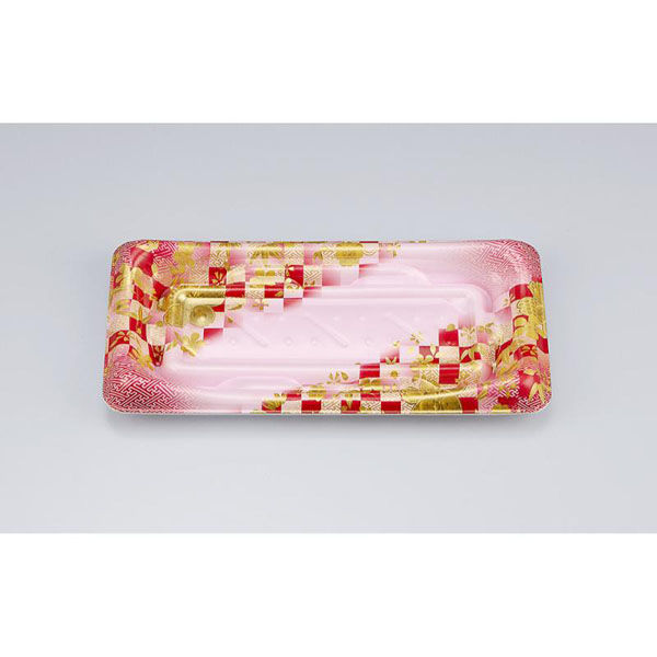 シーピー化成 寿司容器 SFうま皿14 花雅桃 本体 0276914009785 1ケース(1200個(50個×24)（直送品）