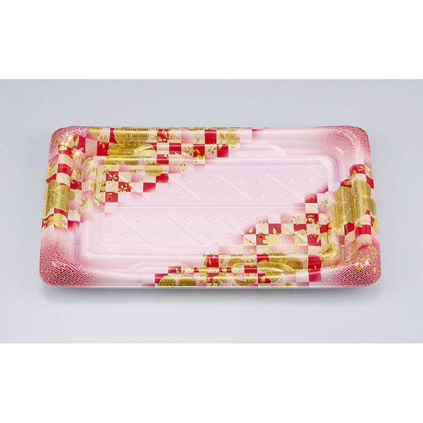 シーピー化成 寿司容器 SFうま皿25 花雅桃 本体 0276925009785 1ケース(800個(50個×16)（直送品）