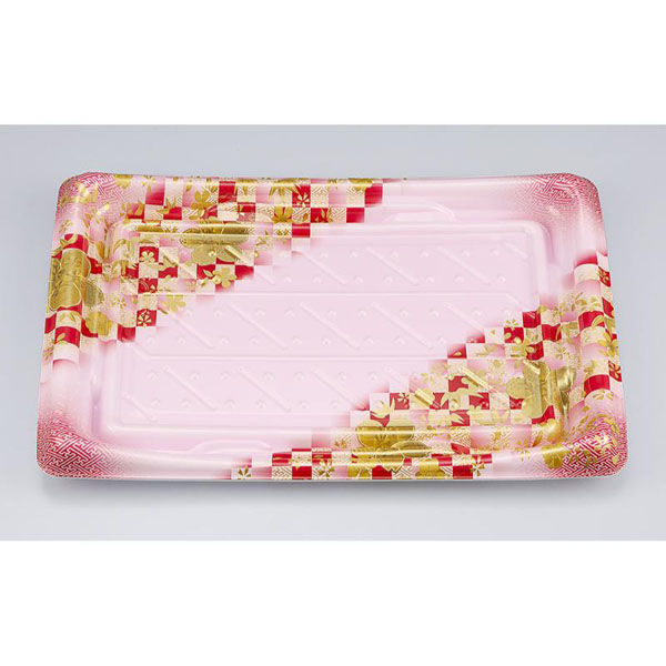 シーピー化成 寿司容器 SFうま皿36 花雅桃 本体 0276936009785 1ケース(400個(50個×8)（直送品）