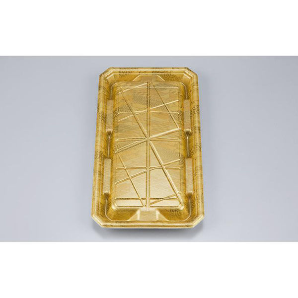 シーピー化成 発泡トレー SFニック15-28平 真田金 本体 0277415225215 1ケース(600個(50個×12)（直送品）