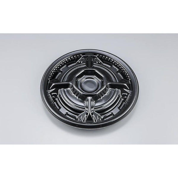 シーピー化成 オードブル容器 SFソワレ25 黒 本体 0277525000525 1ケース(400個(25個×16)（直送品）