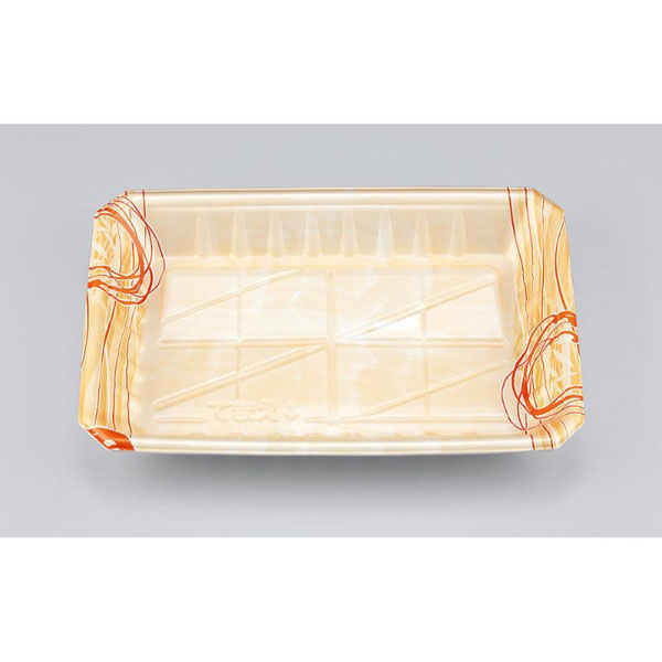 シーピー化成 発泡トレー SFニック25-17深 ゆうすい薄橙 027742525A225 1ケース(600個(50個×12)（直送品）