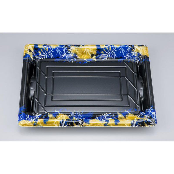 シーピー化成 刺身容器 SF鮨板37 みお青 本体 0277637008245 1ケース(360個(10個×36)（直送品）