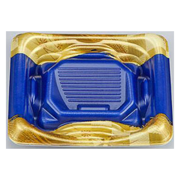 シーピー化成 寿司容器 SFうま盛段1 明和紺 本体 0277801004065 1ケース(2000個(50個×40)（直送品）