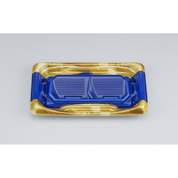 シーピー化成 寿司容器 SFうま盛段2 明和紺 本体 0277802004065 1ケース(1200個(50個×24)（直送品）