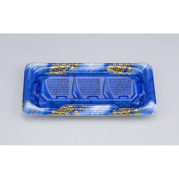 シーピー化成 寿司容器 SFうま盛段2L 風雪青 本体 0277802044075 1ケース(1200個(50個×24)（直送品）