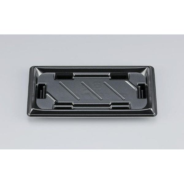 シーピー化成 寿司容器 SF美角14 黒 本体 0277914000525 1ケース(1200個(50個×24)（直送品）