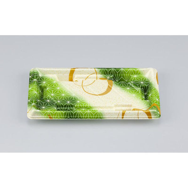 シーピー化成 寿司容器 SF美角14 あさ月緑 本体 0277914004145 1ケース(1200個(50個×24)（直送品）
