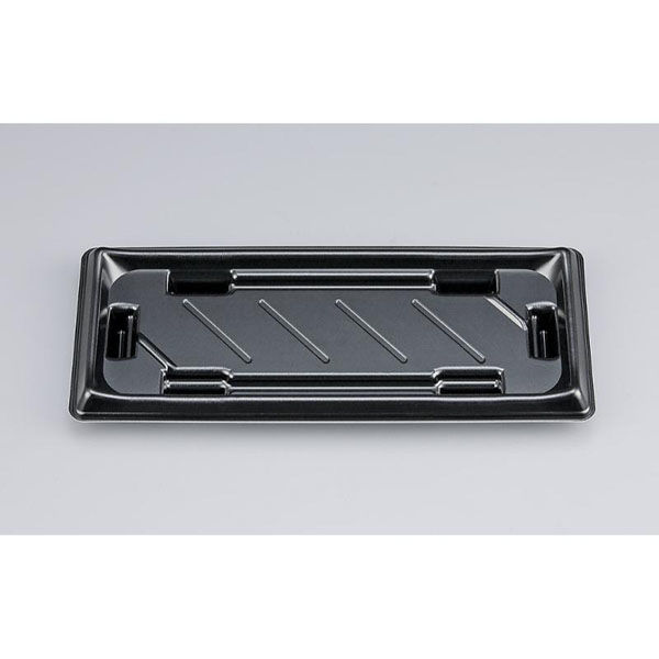 シーピー化成 寿司容器 SF美角15 黒 本体 0277915000525 1ケース(1200個(50個×24)（直送品）