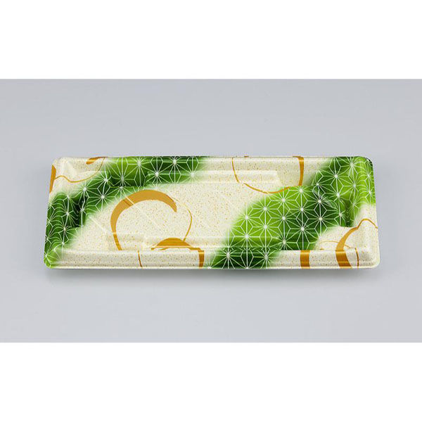 シーピー化成 寿司容器 SF美角15 あさ月緑 本体 0277915004145 1ケース(1200個(50個×24)（直送品）