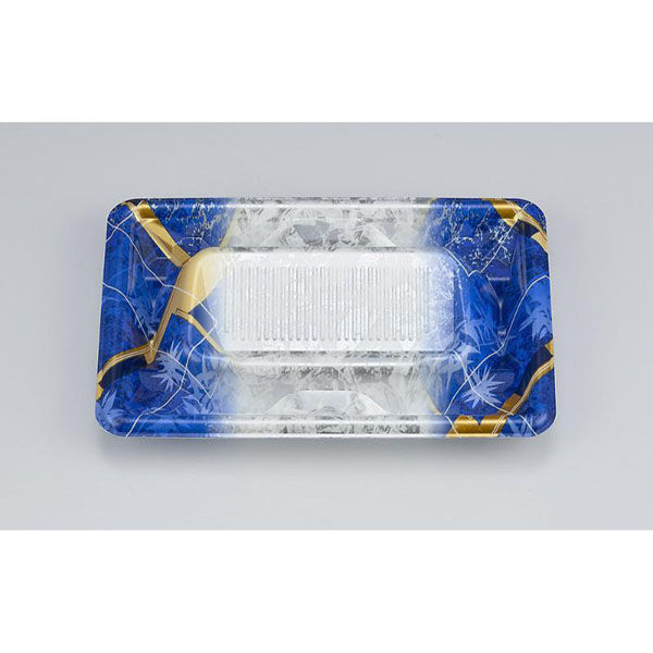 シーピー化成 寿司容器 SF冴盛段17-11 菱掛け青 本体 027831711A365 1ケース(1200個(50個×24)（直送品）