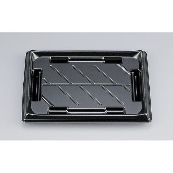 シーピー化成 寿司容器 SF美角24 黒 本体 0277924000525 1ケース(900個(50個×18)（直送品）