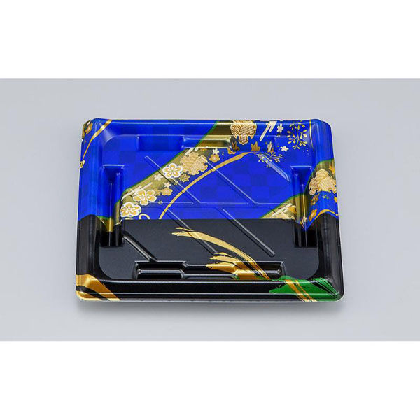 シーピー化成 寿司容器 SF美角23 丹心青 本体 0277923004105 1ケース(900個(50個×18)（直送品）