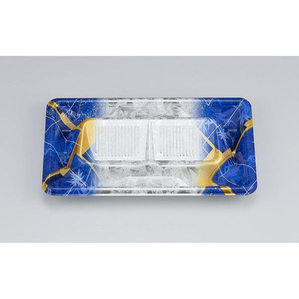 シーピー化成 寿司容器 SF冴盛段19-11 菱掛け青 本体 027831911A365 1ケース(1200個(50個×24)（直送品）