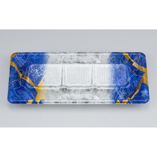 シーピー化成 寿司容器 SF冴盛段24-11 菱掛け青 本体 027832411A365 1ケース(1000個(50個×20)（直送品）