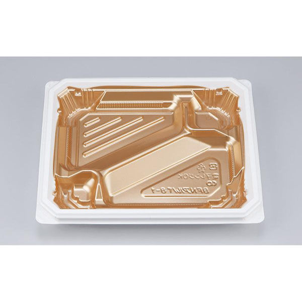 シーピー化成 弁当容器 BFNアルバ8-1 ロゼGW 本体 0280108018915 1ケース(600個(50個×12)（直送品）