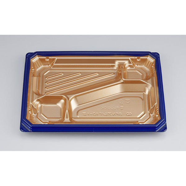 シーピー化成 弁当容器 BFNアルバ10-1平 ロゼGN 本体 028011011A575 1ケース(400個(50個×8)（直送品）