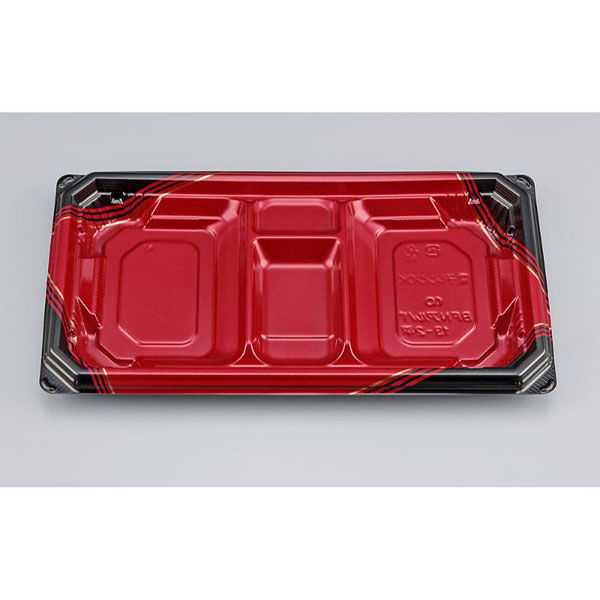 シーピー化成 弁当容器 BFNアルバ13-2平 トレブルR 本体 0280113127305 1ケース(300個(50個×6)（直送品）