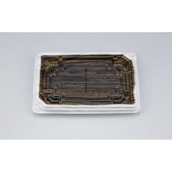 シーピー化成 惣菜容器 BFNたわら35 和もく白茶 本体 0280235008335 1ケース(800個(50個×16)（直送品）