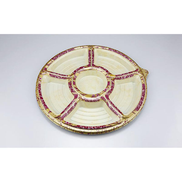 シーピー化成 オードブル容器 NUオードブル37 バロックW 本体 0391037006605 1ケース(120個(10個×12)（直送品）