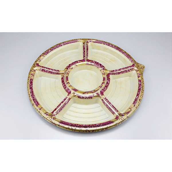 シーピー化成 オードブル容器 NUオードブル38 バロックW 本体 0391038006605 1ケース(120個(10個×12)（直送品）