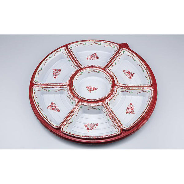 シーピー化成 オードブル容器 NUオードブル39 赤伊万里 本体 0391039002095 1ケース(80個(10個×8)（直送品）