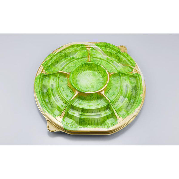 シーピー化成 オードブル容器 NU盛ブル丸27 ブリエ 本体 0393827008305 1ケース(240個(10個×24)（直送品）