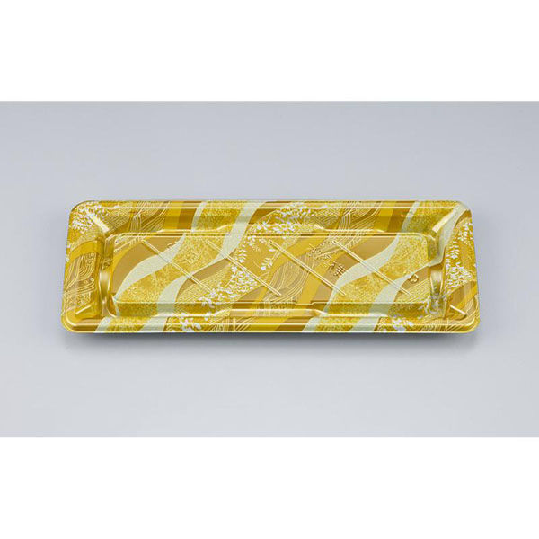 シーピー化成 寿司容器 NU桟橋15 絹風金 本体 0394015007975 1ケース(1000個(50個×20)（直送品）