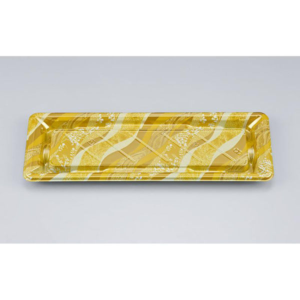 シーピー化成 寿司容器 NU桟橋16 絹風金 本体 0394016007975 1ケース(1000個(50個×20)（直送品）