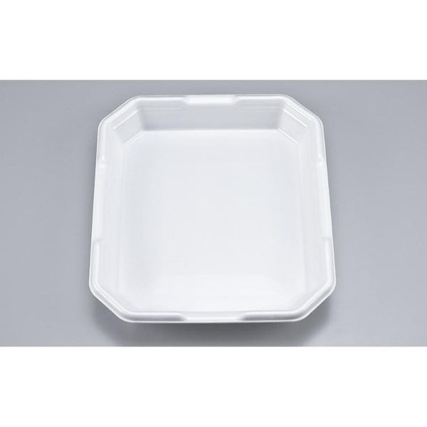 シーピー化成 発泡トレー L-カク2.5 無地 0505102050150 1ケース(400個(50個×8)（直送品）