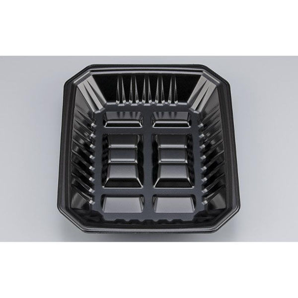 シーピー化成 発泡トレー 新L筏20-24-37 黒 0513202460520 1ケース(600個(50個×12)（直送品）